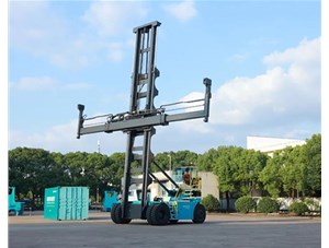 科尼E-ACE电动空箱堆高机在上海隆重发布！